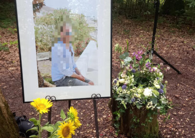 Bewegende Trauerfeier im Waldfriedhof bei Wangen